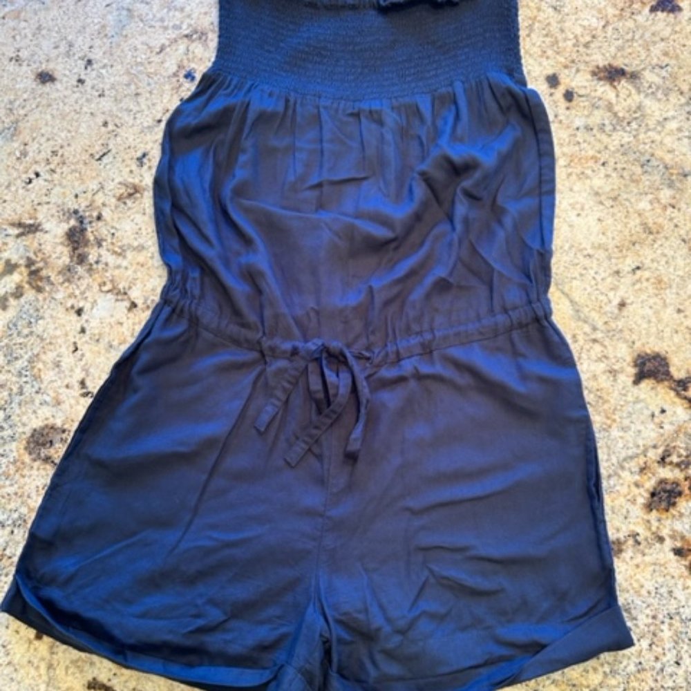 Van's Off The Wall Sleeveless Smocked Romper